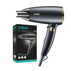 VGR V-439 Essential DryCare Foldable Hair Dryer for Women – Travel-Friendly Compact Design